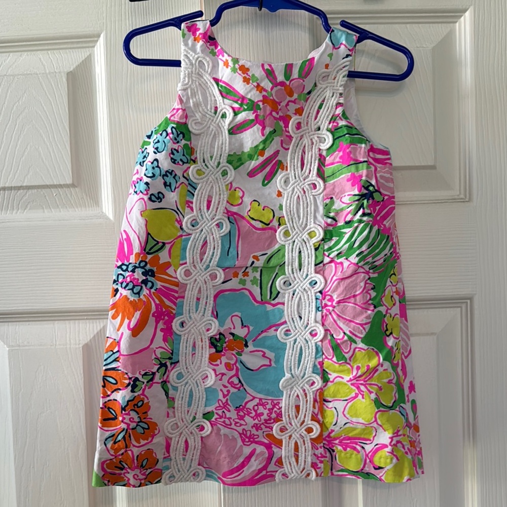 Lilly Pulitzer for Target Floral Kids Blouse - Pink, Green, Blue